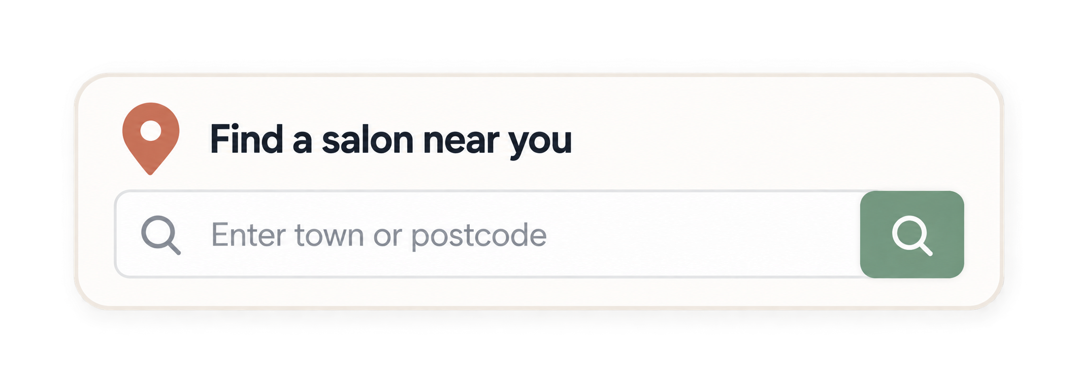 Find a salon near you by town or postcode